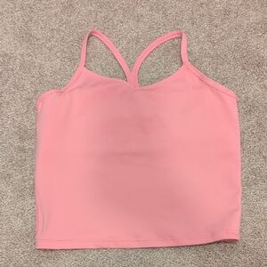Athleta Girls Coral Pink Racerback Tank